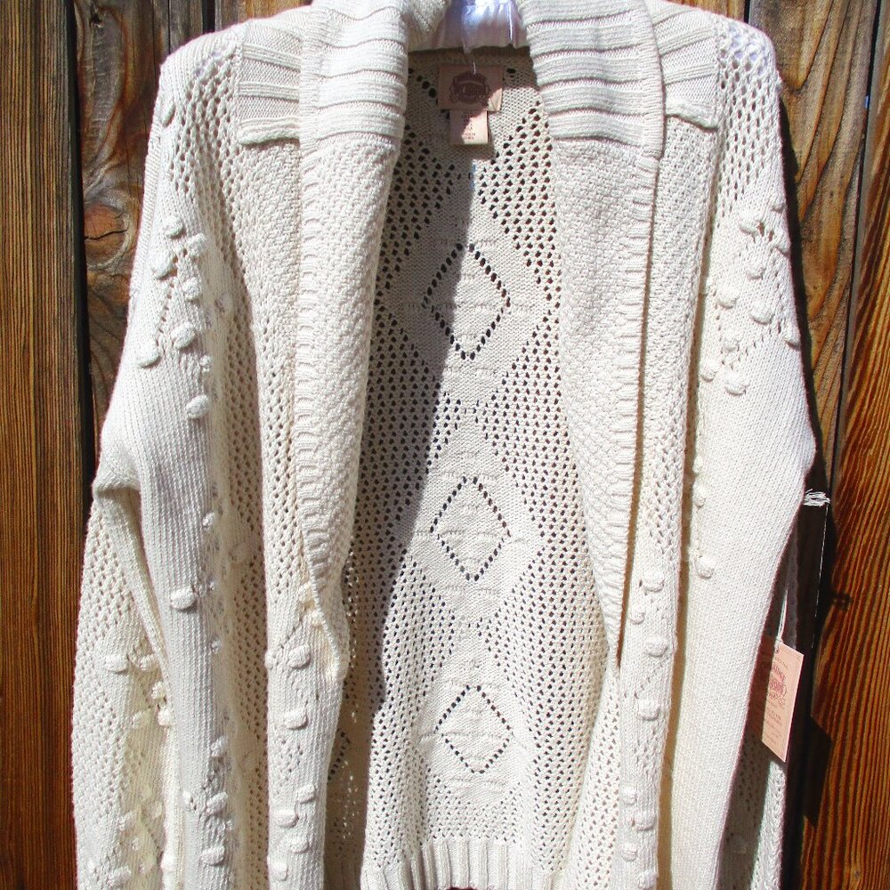 NEW Cambridge Dry Goods Open Front Cardigan NWT